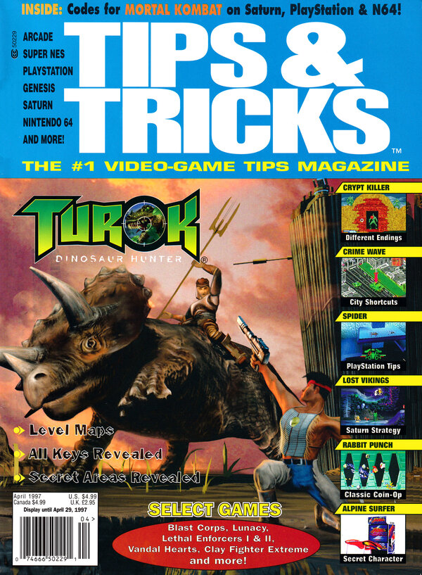 Tips & Tricks Issue 026 (April 1997) cover